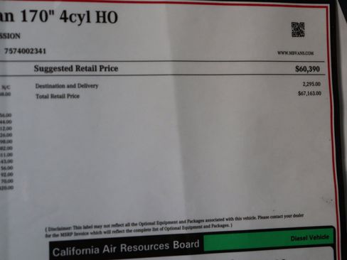 New 2025 Mercedes-Benz Sprinter 2500 image 54