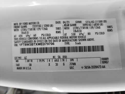 Used 2021 Ford F350 Lariat image 59