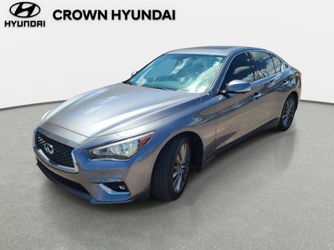 Used 2022 INFINITI Q50 Luxe w/ Cargo Package image 1