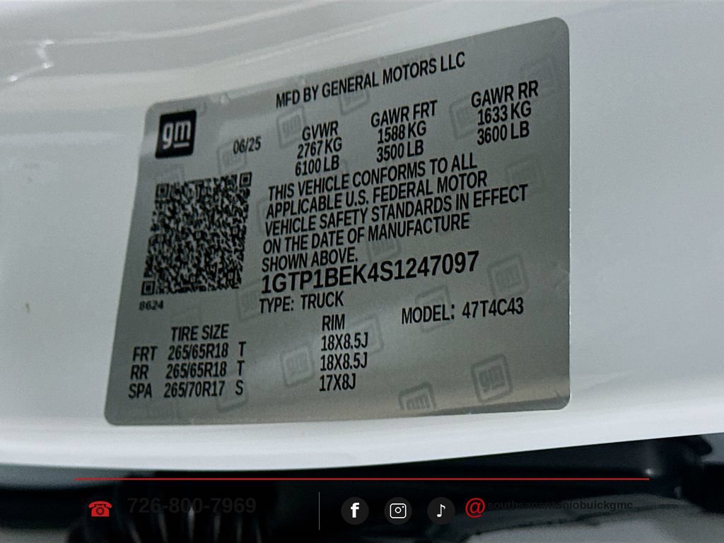 Used 2025 GMC Canyon Elevation w/ Convenience Package RWD image 33