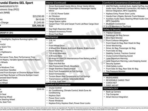 New 2025 Hyundai Elantra Sport image 7