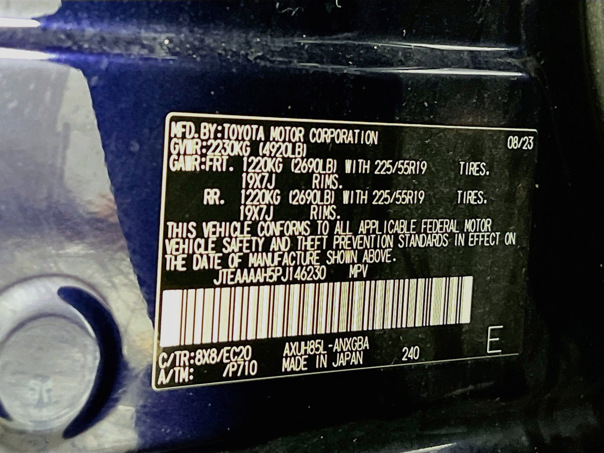 Certified 2023 Toyota Venza XLE AWD/4WD image 27
