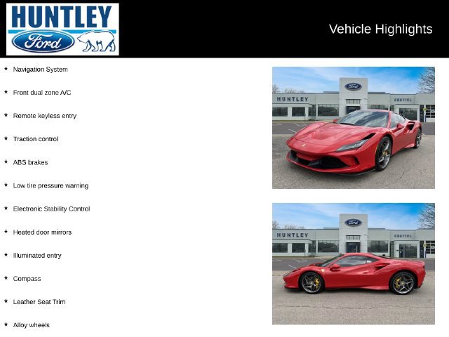 Used 2021 Ferrari F8 Tributo RWD image 2