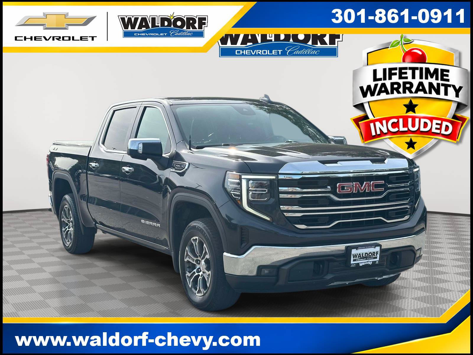 Used 2022 GMC Sierra 1500 SLT w/ SLT Convenience Package AWD/4WD image 1