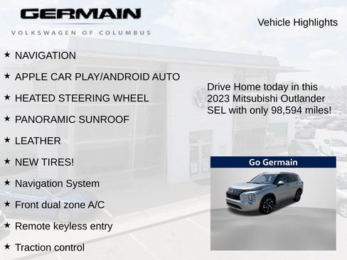 Used 2023 Mitsubishi Outlander SEL AWD/4WD image 4