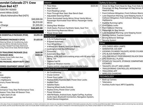 Used 2024 Chevrolet Colorado Z71 w/ LPO, Dark Essentials Package image 3