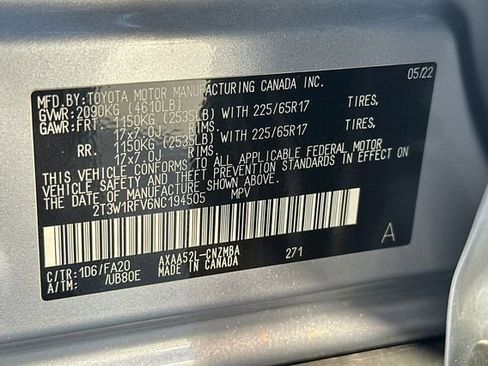 Certified 2022 Toyota RAV4 XLE w/ Convenience Package image 5