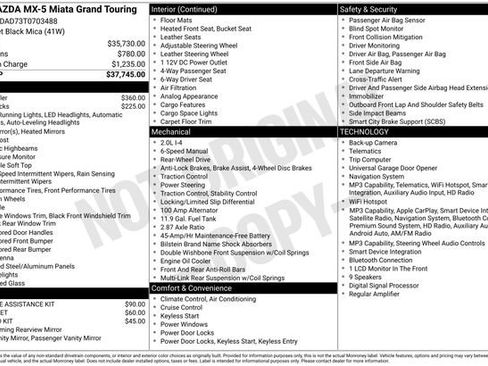 New 2026 MAZDA MX-5 Miata Grand Touring RWD image 27