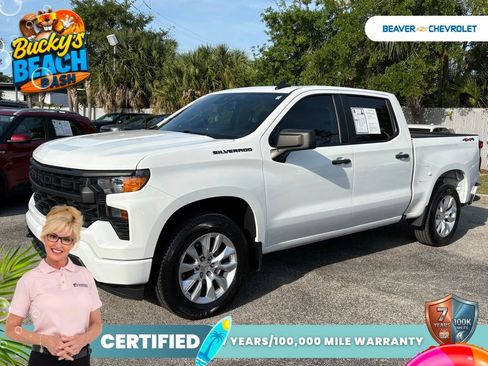 Used 2024 Chevrolet Silverado 1500 Custom AWD/4WD image 1