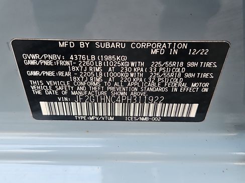 Certified 2023 Subaru Crosstrek 2.5i Limited image 7