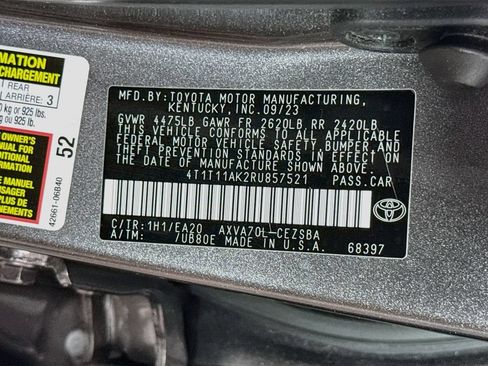 Certified 2024 Toyota Camry SE w/ Cold Weather Package FWD image 36