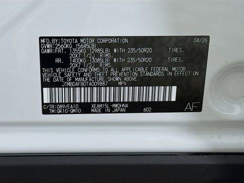 New 2026 Toyota bZ AWD/4WD image 31