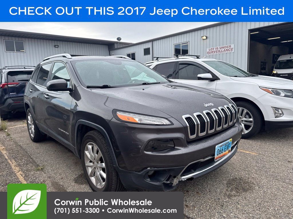 Used 2017 Jeep Cherokee Limited w/ Luxury Group AWD/4WD image 1