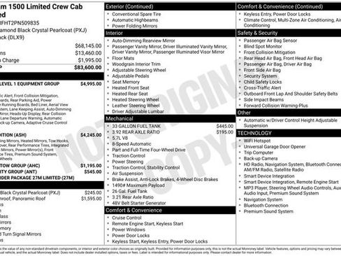Used 2023 RAM 1500 Limited AWD/4WD image 20