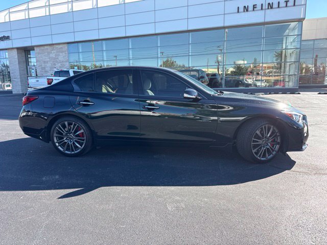 Used 2023 INFINITI Q50 Red Sport 400 w/ Black Opal Edition AWD/4WD image 2