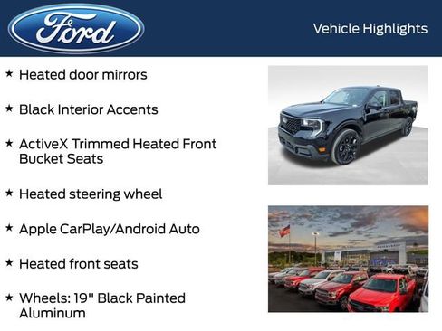 Certified 2025 Ford Maverick Lariat w/ Black Appearance Package image 13