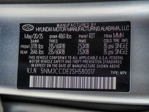 Certified 2025 Hyundai Tucson SEL AWD/4WD image 49