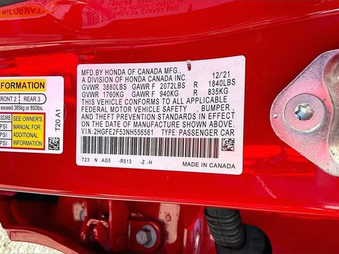 Used 2022 Honda Civic Sport image 16