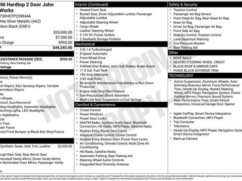 Used 2023 MINI Cooper John Cooper Works w/ Driver Assistance Package image 37