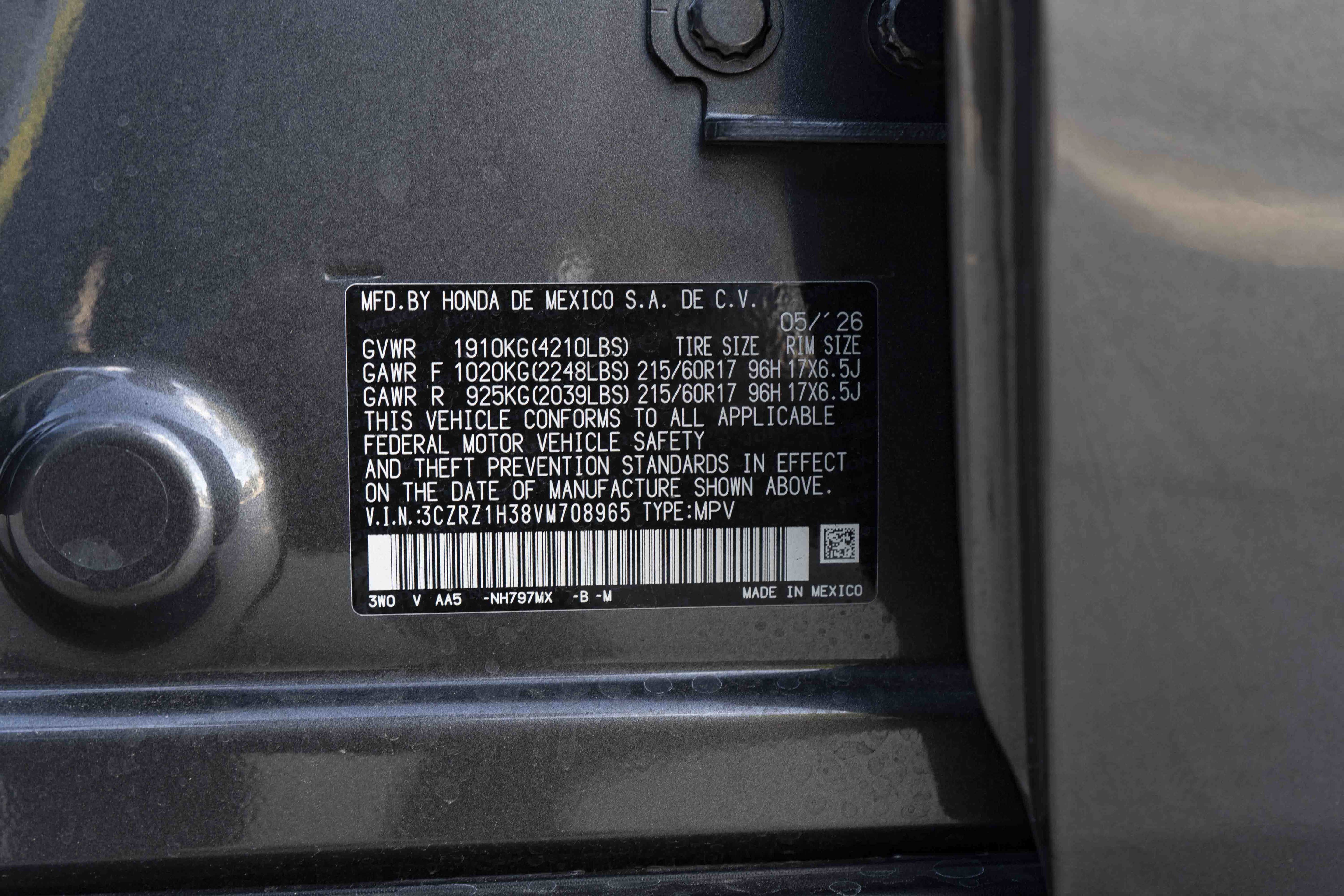 Used 2027 Honda HR-V LX image 45