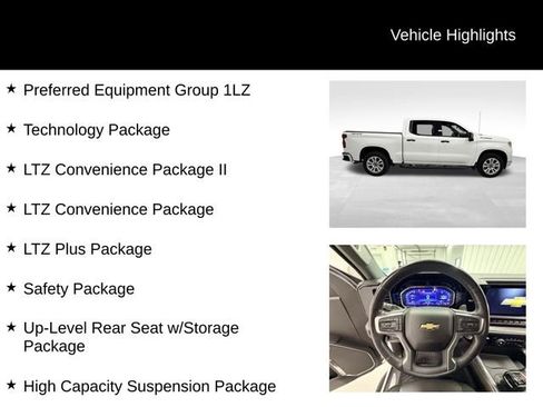 Certified 2022 Chevrolet Silverado 1500 LTZ w/ Technology Package AWD/4WD image 16