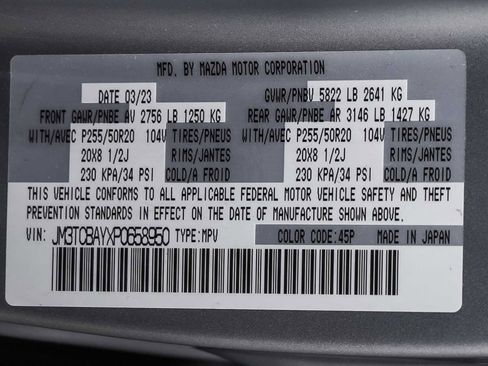 Used 2023 MAZDA CX-9 Touring Plus image 29