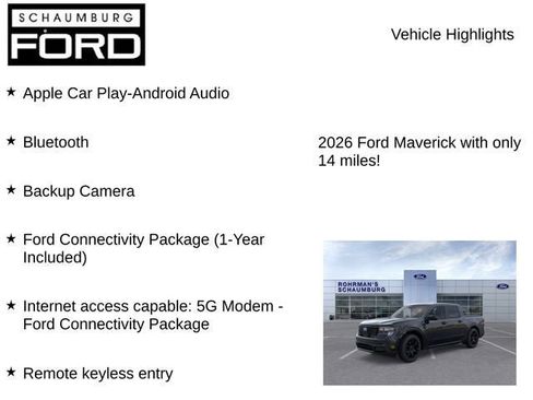 New 2026 Ford Maverick XLT w/ Equipment Group 301A AWD/4WD image 7