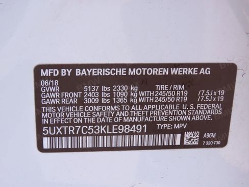 Used 2019 BMW X3 sDrive30i w/ Premium Package RWD image 21