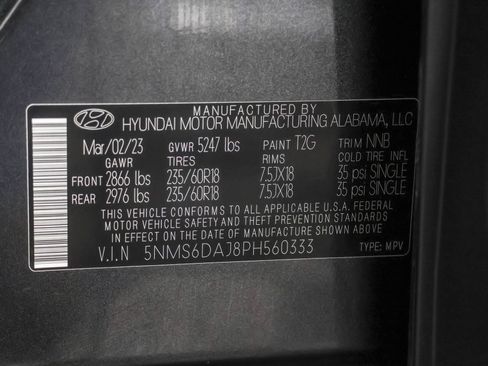 Used 2023 Hyundai Santa Fe XRT w/ Cargo Package AWD/4WD image 50