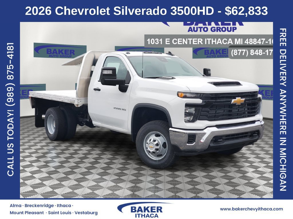 New 2026 Chevrolet Silverado 3500 W/T w/ WT Convenience Package AWD/4WD image 1