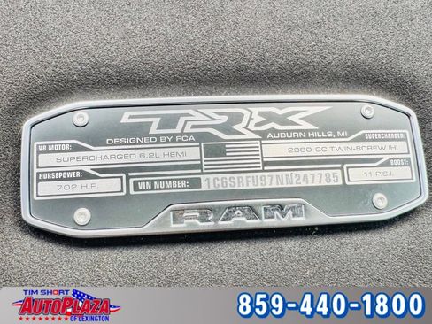 Used 2022 RAM 1500 TRX w/ TRX Level 2 Equipment Group AWD/4WD image 37