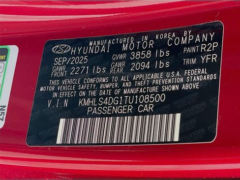 New 2026 Hyundai Elantra SEL Sport w/ Cargo Package FWD image 20
