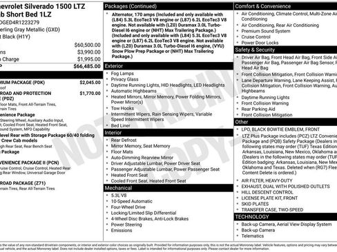 Used 2024 Chevrolet Silverado 1500 LTZ w/ LTZ Premium Package AWD/4WD image 3