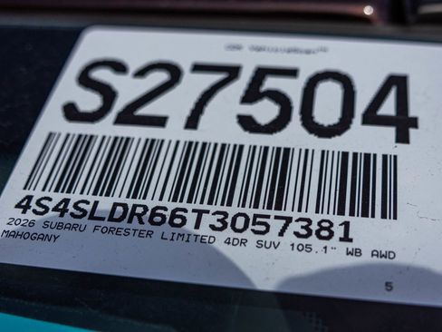 New 2026 Subaru Forester Limited image 48