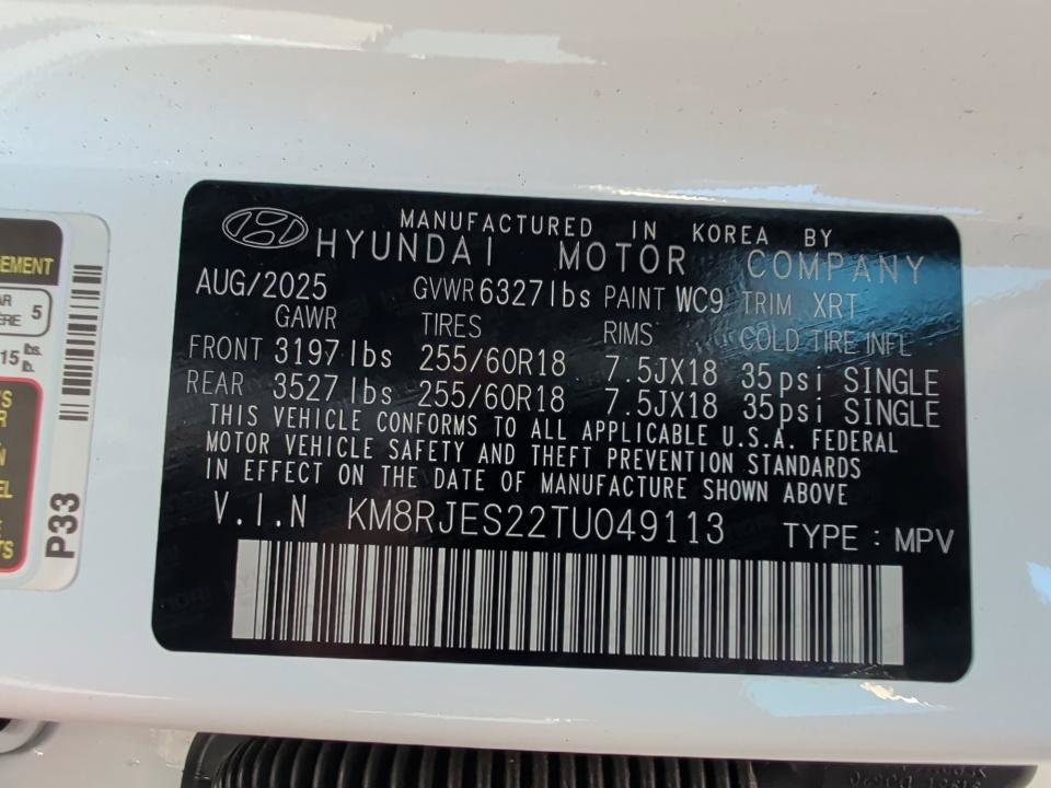 Certified 2026 Hyundai Palisade XRT Pro AWD/4WD image 35