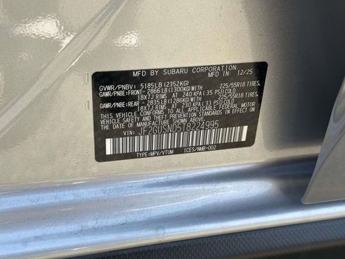 New 2026 Subaru Crosstrek 2.5i Limited AWD/4WD image 13