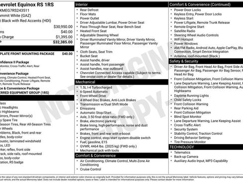 Used 2024 Chevrolet Equinox RS image 36
