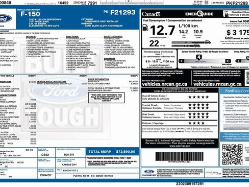 Used 2023 Ford F150 XLT w/ Equipment Group 301A Mid image 2