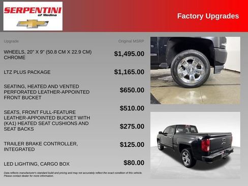 Used 2016 Chevrolet Silverado 1500 LTZ Z71 w/ LTZ Plus Package AWD/4WD image 5