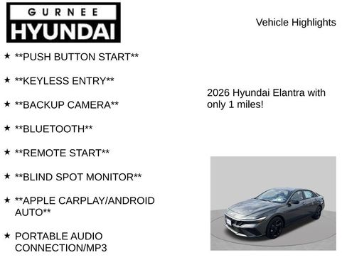 New 2026 Hyundai Elantra Sport FWD image 8