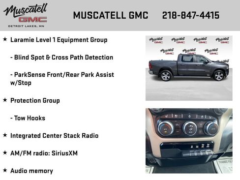 Used 2020 RAM 1500 Laramie AWD/4WD image 12