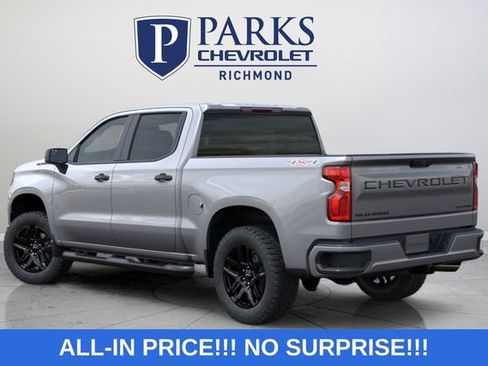 New 2026 Chevrolet Silverado 1500 Custom w/ Turbomax Blackout Package AWD/4WD image 6