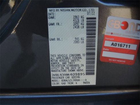 Used 2022 Nissan Altima 2.5 SR image 13