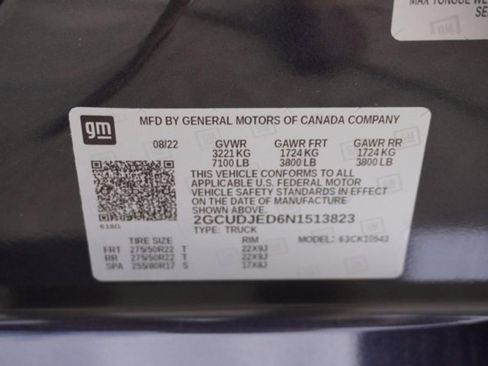 Used 2022 Chevrolet Silverado 1500 High Country w/ Technology Package image 42