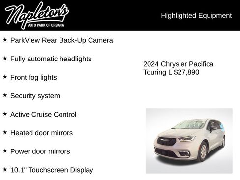 Used 2024 Chrysler Pacifica Touring-L FWD image 6