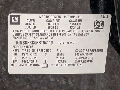 Used 2015 Chevrolet Suburban LTZ image 46