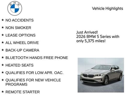 Used 2026 BMW 530i xDrive 530i xDrive w/ Premium Package image 9