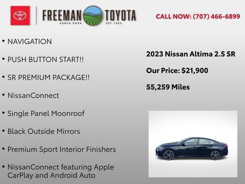 Used 2023 Nissan Altima 2.5 SR w/ SR Premium Package FWD image 10