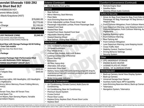 Certified 2025 Chevrolet Silverado 1500 ZR2 w/ Technology Package AWD/4WD image 39