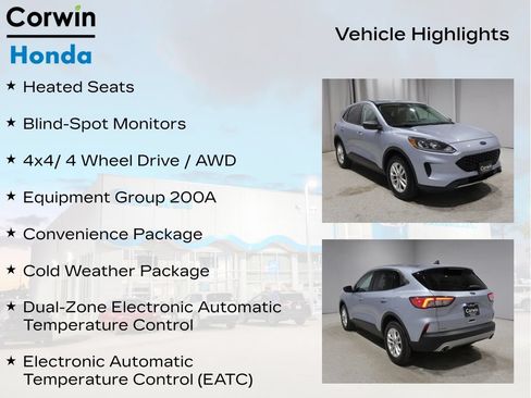 Used 2022 Ford Escape SE w/ Convenience Package AWD/4WD image 11